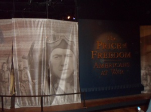 Lt. Leroy Ista of the 352nd Fighter Squadron remembered on the entrance banner to the Museum of American History's Price of Freedom Exhibit (353rd FG Archive)